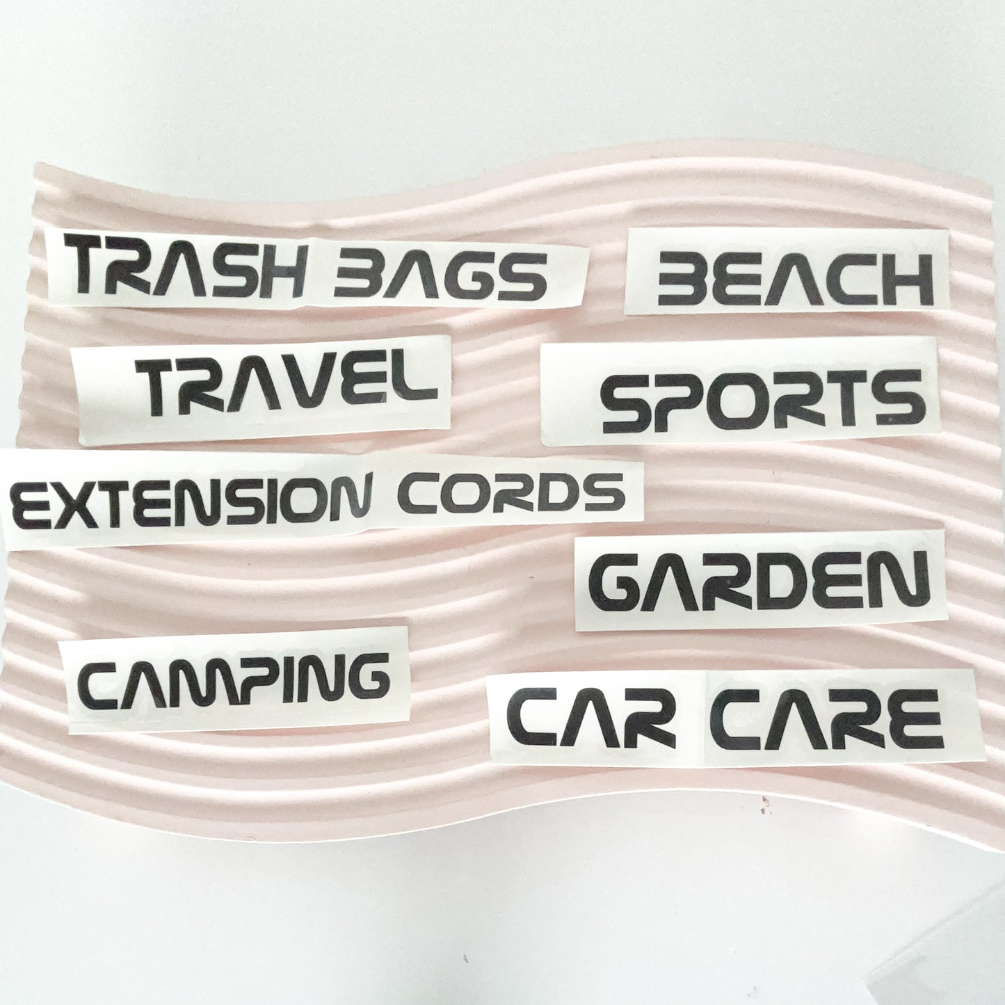 Garage Pack Labels