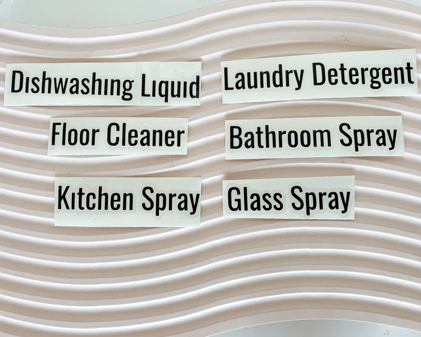 Cleaning Pack Labels